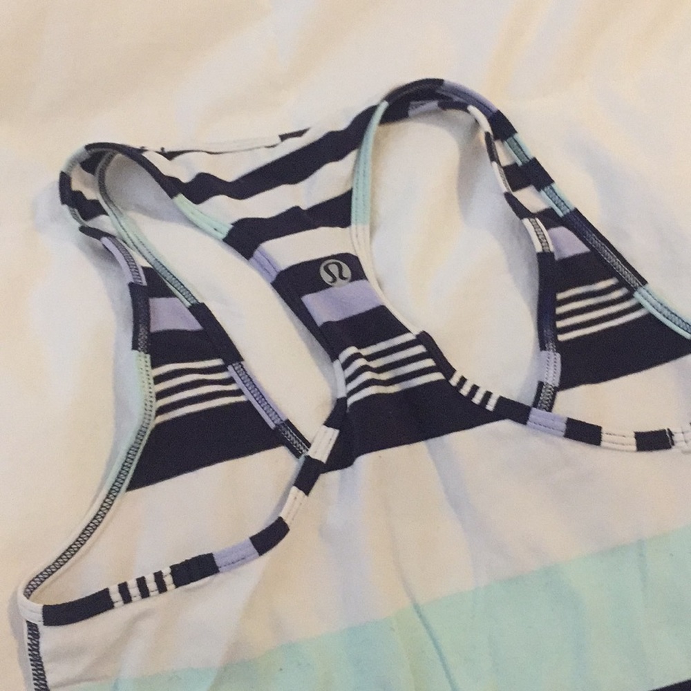 Lululemon Striped Cool Racerback - Picture 4 of 4